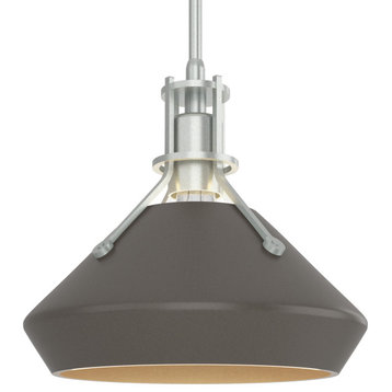 Henry with Chamfer Pendant, Vintage Platinum, Dark Smoke Accents