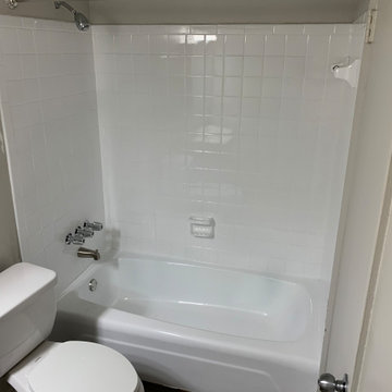 Tile repair and resurfacing master bath