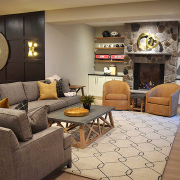 Speakeasy Inspired Basement Remodel Gainesville, VA
