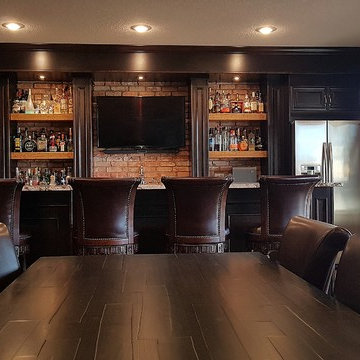 Celtic inspired home bar