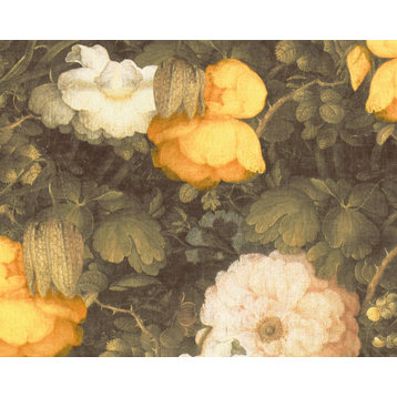 Textured Wallpaper Cottage Floral Flower Modern, 369211