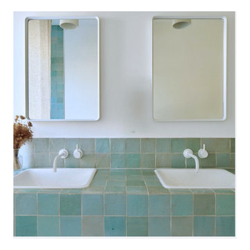 Maison en bois bord de mer en normandie