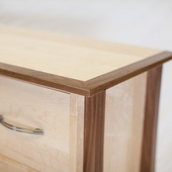 Birdseye Maple and Walnut Tansu Chest - Products