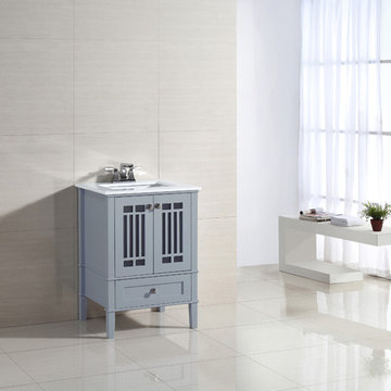 Simpli Home | Bath Vanity Top & Base Combinations