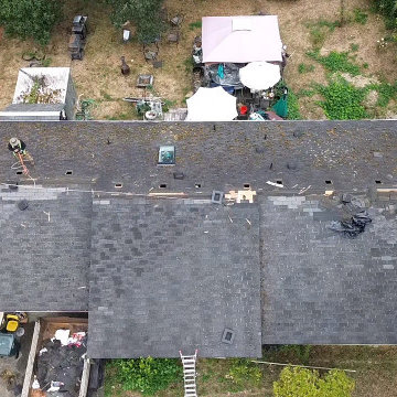 During roof project in Tacoma, WA