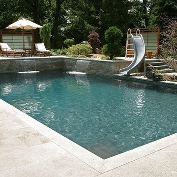 Geometric Concrete Pool Gallery