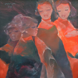 A Conversation - Paintings