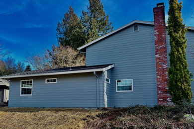 Inspiration for a timeless garage remodel in Portland