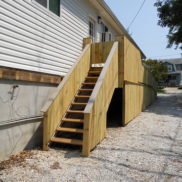 Outdoor Wood Stairs
