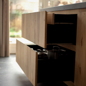 kitchen rustic oak
