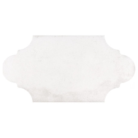 Alhama Provenzal White Porcelain Floor and Wall Tile