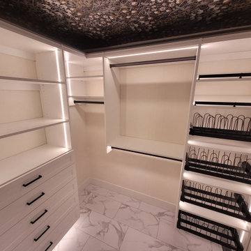 Lighted Designer Master Closet
