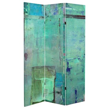 6' Tall Double Sided Aurora Canvas Room Divider