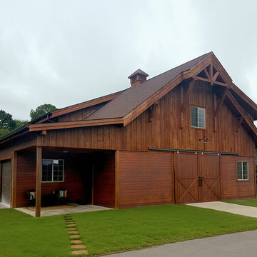 Barn Style Guest House with Garage