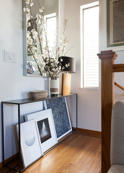 Eclectic Entrance by Landed Interiors & Homes