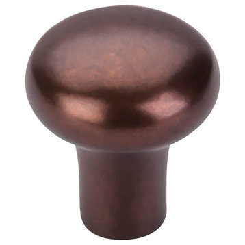 Aspen Round Knob 1 1/8", Mahogany Bronze