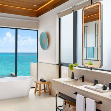 Luxury Hotel Bathroom Project – Custom Solid Surface Bathtubs