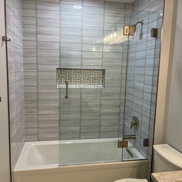 Transitional Turn-Around Hall Bathroom
