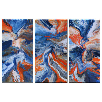 Abstract Modern Fine Art Giclee 72x48" Resin Coated by ELOISExxx