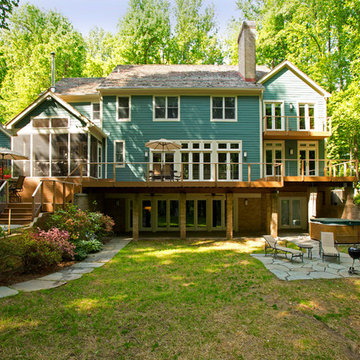 Exterior view of addition