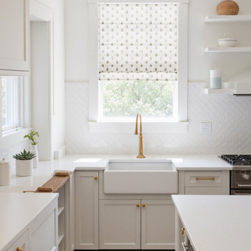Stefana Silber Printed Cordless Roman Shade by TWOPAGES