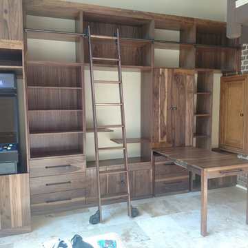 Custom Walnut Built In - Fairfax Station