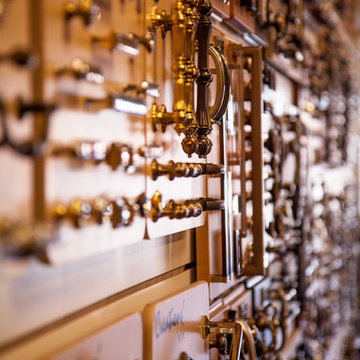 Wall of knobs and pulls