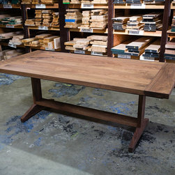 Walnut Trestle Table - Products