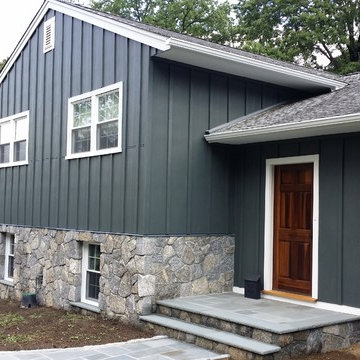Iron Grey HardiePanel Board and Batten