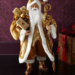 Classic Elegance 38" Santa - Holiday Accents And Figurines