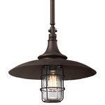 Troy Lighting - Allegheny, Outdoor Pendant, 16" - 6.75" Lamping Info: 1 x 100W Medium Base Incandescent (Not Included)