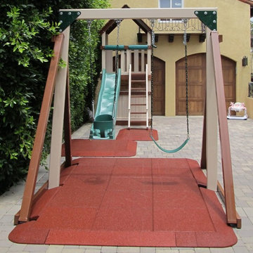 Rubber Tiles For Swing Set Structures