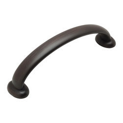 Cosmas - Cabinet Pull, 3-3/4" Hole Centers, Oil Rubbed Bronze, Set of 10 - Cabinet And Drawer Handle Pulls