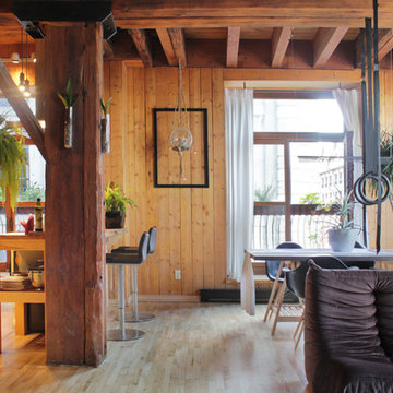My Houzz: A Designer’s Cool Gray Loft Transformed in Montreal