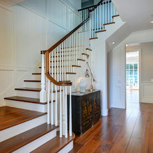 hardwood floor family room
