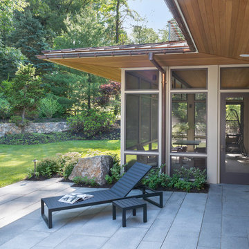 Modern Screen Porch Wellesley