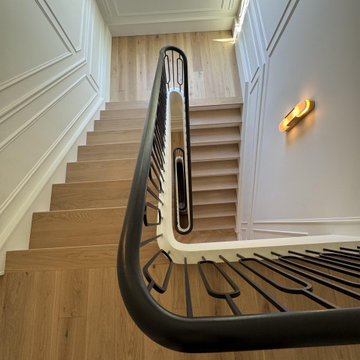 Project #134 | Straight Staircase with Elliptical Stringer