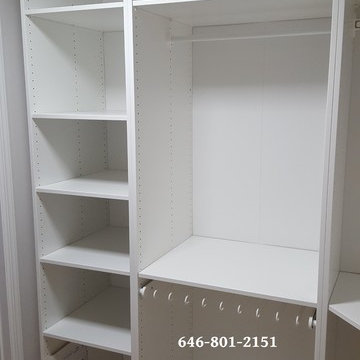 Custom PAX Wardrobe Install _ Inside Walk-in Closet