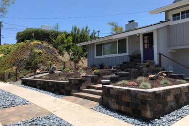 Inspiration for a southwestern home design remodel in San Diego
