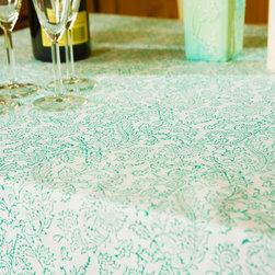 Aqua Tablecloths - Home Decor