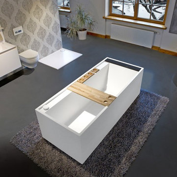 Daydreamer by Massimo Farinatti Rectangular Stone Bathtub
