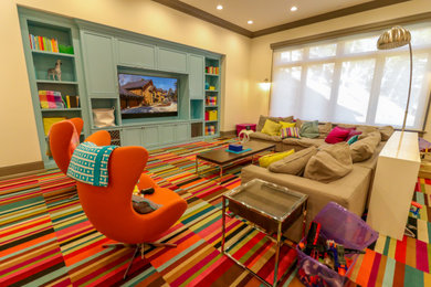 Family room - family room idea in Grand Rapids
