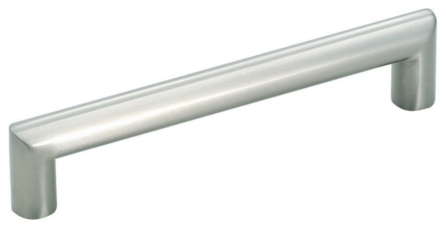 Manija Para Gabinete Amerock Essential'Z | Níquel Satinado | 5" (128 Mm) Entre Centros | Modelo BP19200-G10