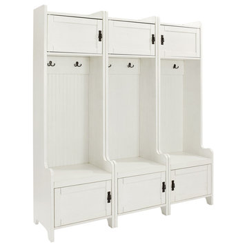 Fremont 3-Piece Entryway Kit, 3 Towers, White