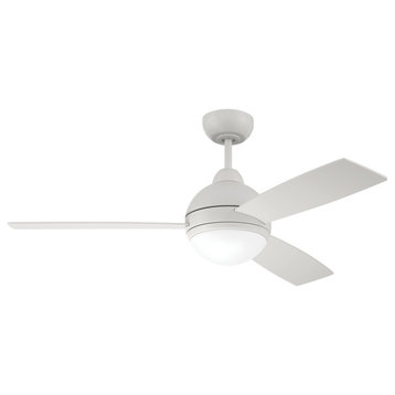 Keen 48" Ceiling Fan, White