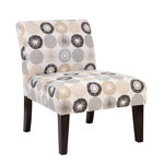 Grafton Home - Avington Armless Slipper Chair by Grafton Home, Lyndsi Taupe - THE AVINGTON ARMLESS SLIPPER CHAIR