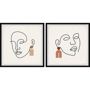 The Whispering Forces Diptych, 2-Piece Set, 12x12 Panels