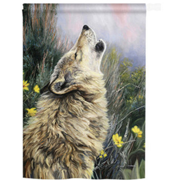 Wildlife & Lodge The Call 2-Sided Vertical Impression House Flag