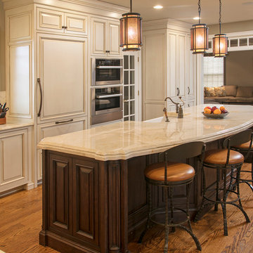 Kitchen, Bath and Fishtank Renovation to Repro Farmhouse
