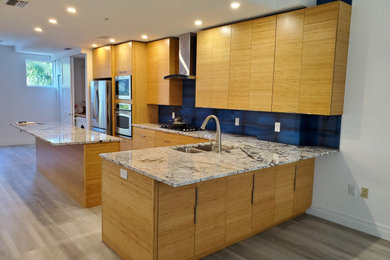 Inspiration for a contemporary kitchen remodel in Tampa